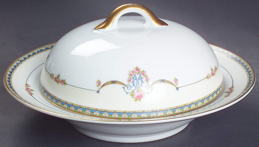 Laureate Round Covered Butter by Noritake-1
