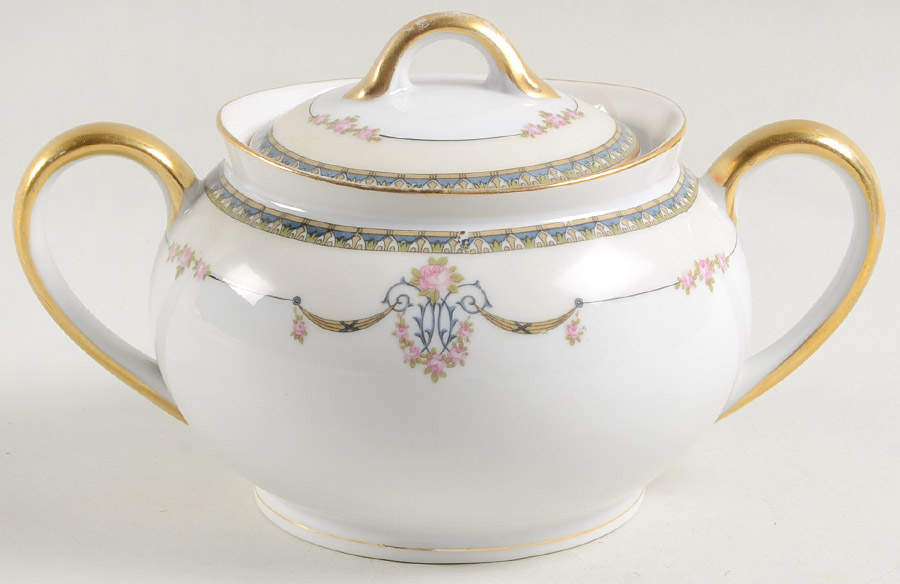 Laureate Sugar Bowl & Lid by Noritake-1