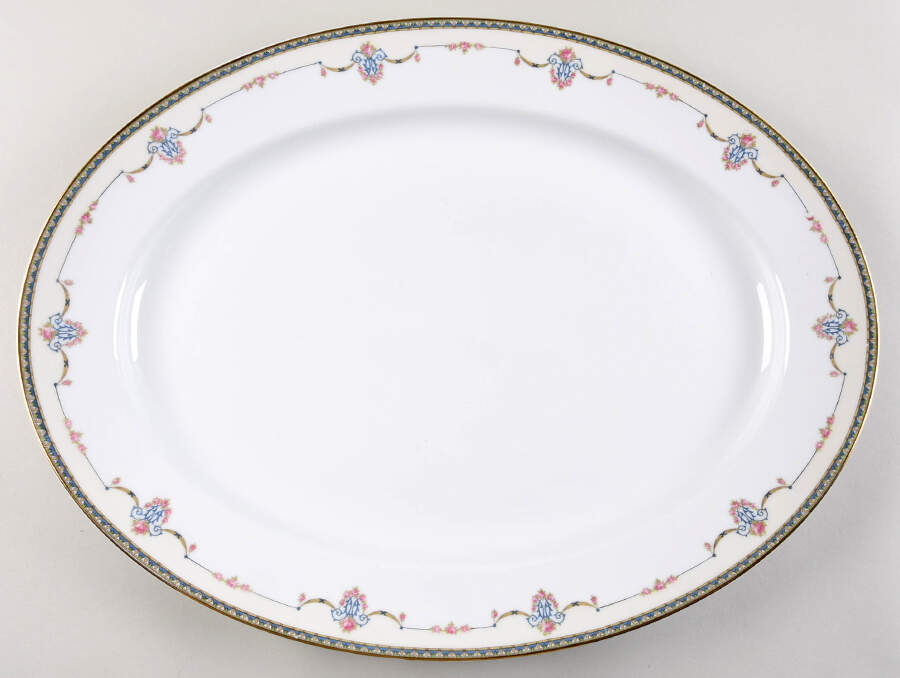 Laureate 18" Oval Serving Platter by Noritake-1