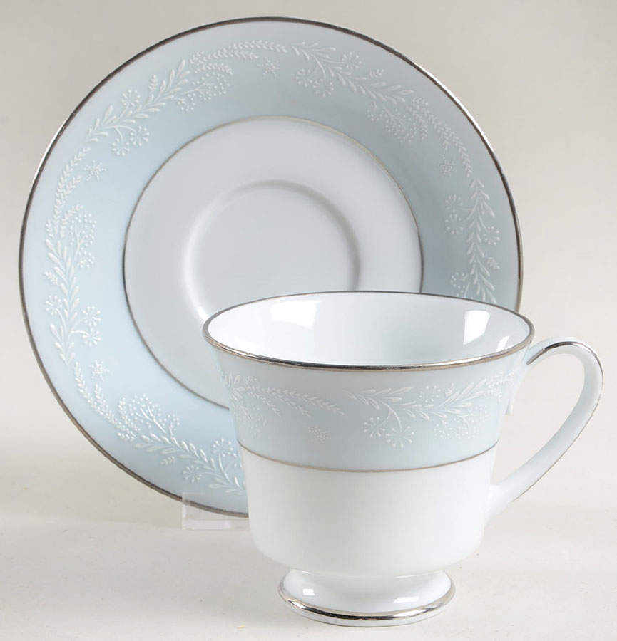 Laureate Footed Cup & Saucer Set by Noritake-1