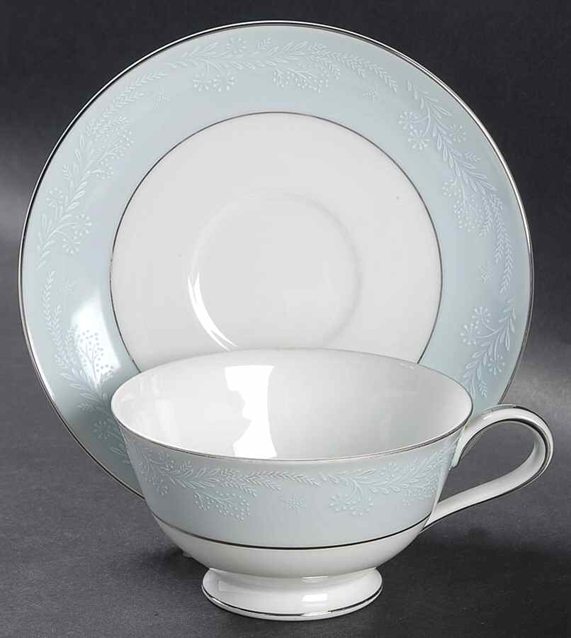Laureate Footed Cup & Saucer Set by Noritake-1