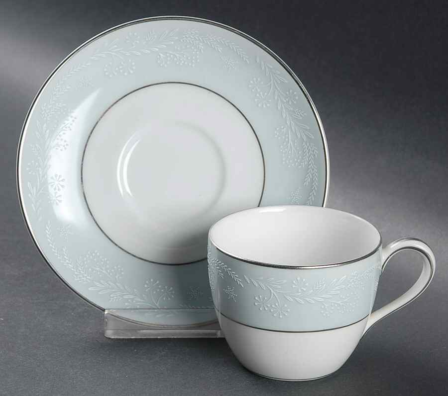 Laureate Flat Demitasse Cup & Saucer Set by Noritake-1