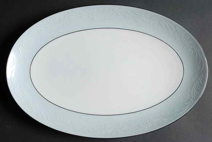 Laureate 14" Oval Serving Platter by Noritake-1