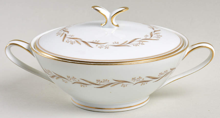 Laurel (5903) Sugar Bowl & Lid by Noritake-1