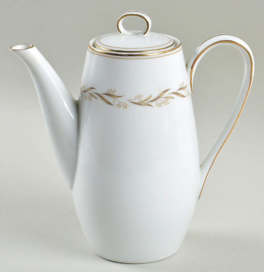 Laurel (5903) Small Coffee Pot & Lid by Noritake-1