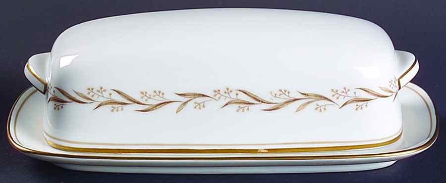 Laurel (5903) 1/4 Lb Covered Butter by Noritake-1