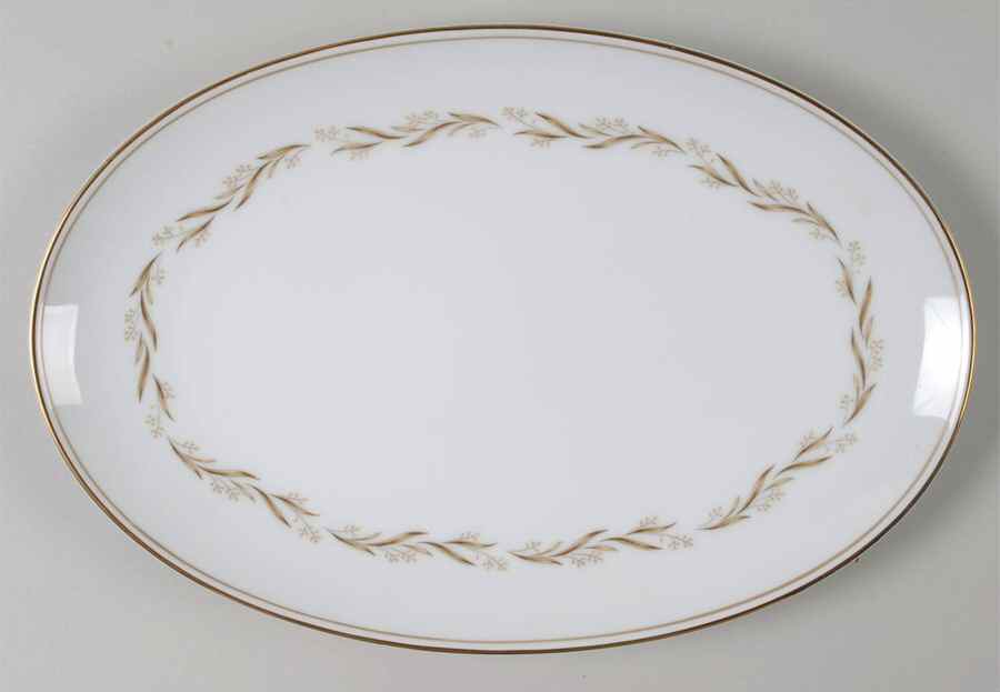 Laurel (5903) 12" Oval Serving Platter by Noritake-1