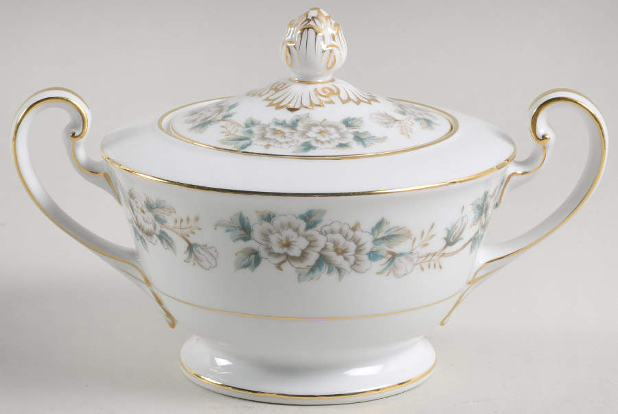 Laurette Sugar Bowl & Lid by Noritake-1