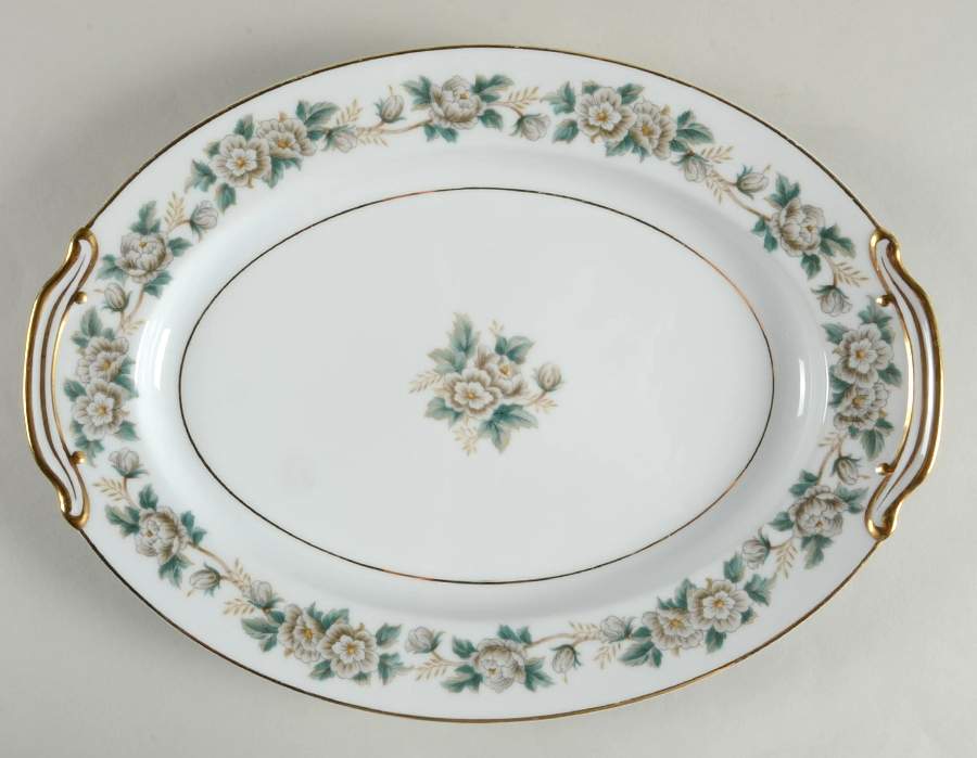 Laurette 13" Oval Serving Platter by Noritake-1
