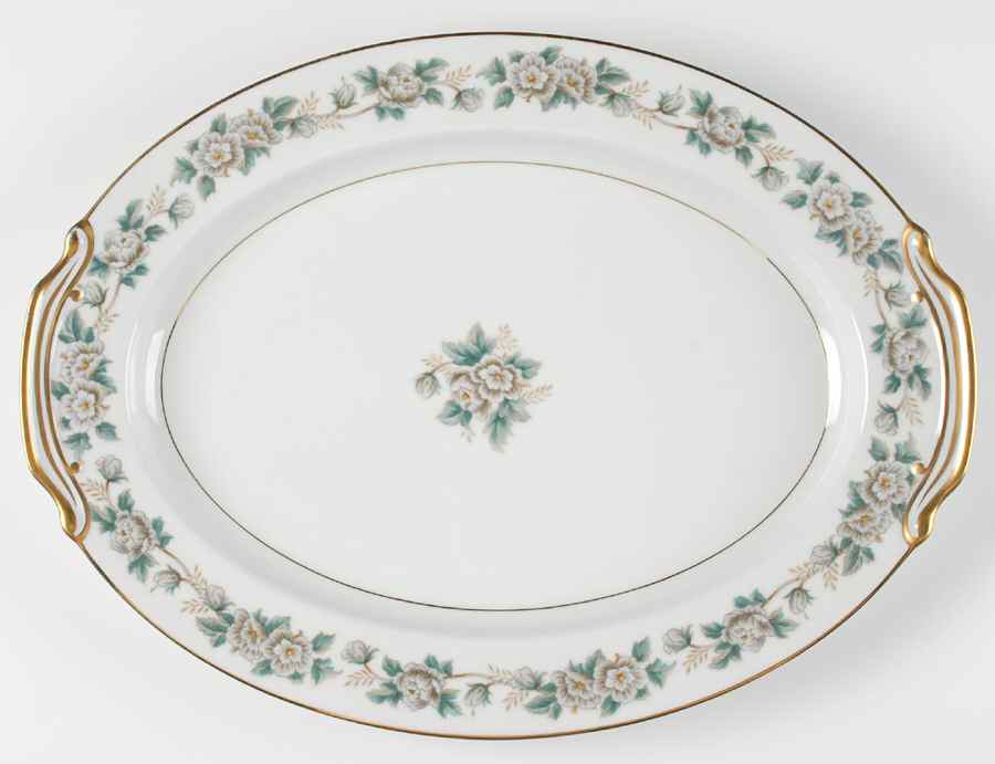 Laurette 16" Oval Serving Platter by Noritake-1