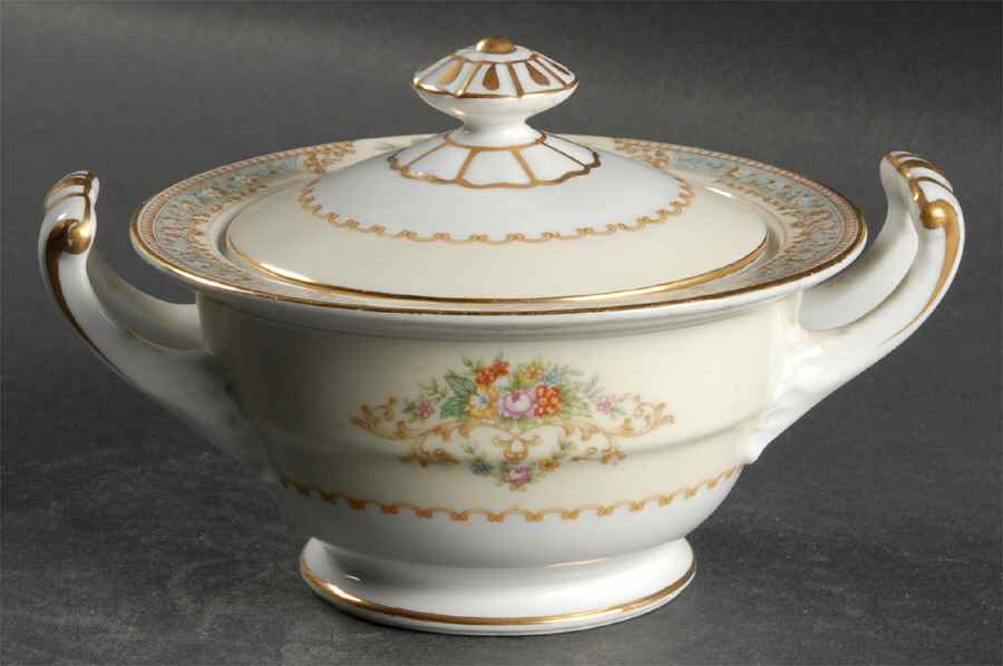 Lauritz Sugar Bowl & Lid by Noritake-1