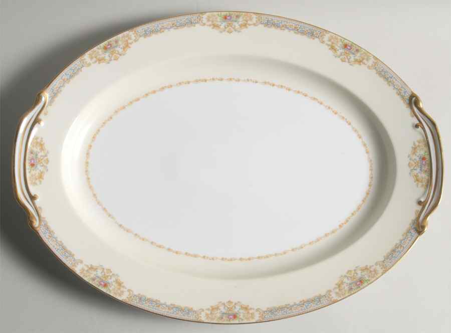 Lauritz 16" Oval Serving Platter by Noritake-1