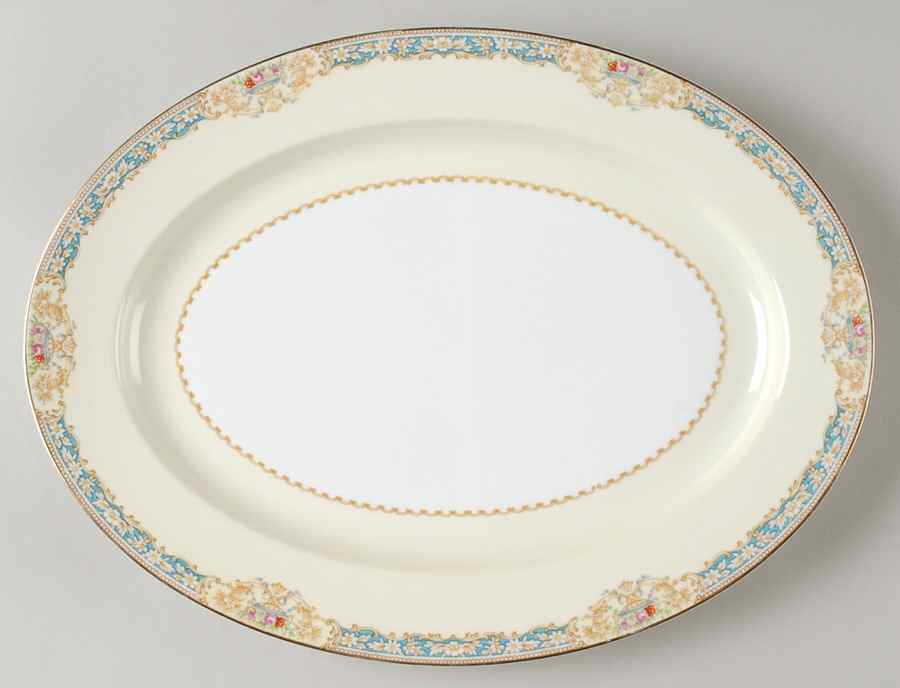 Lauritz 13" Oval Serving Platter by Noritake-1