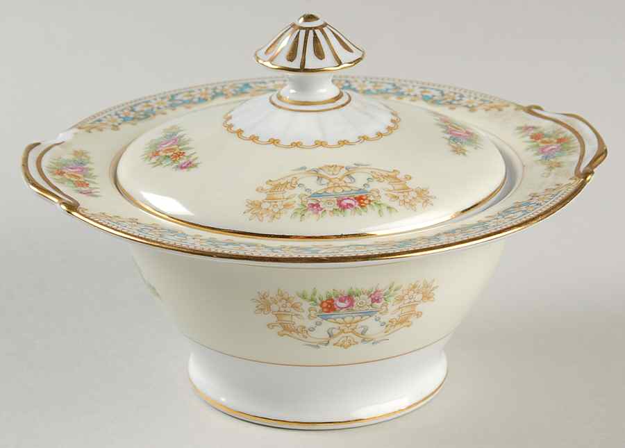 Lauritz Sugar Bowl & Lid by Noritake-1