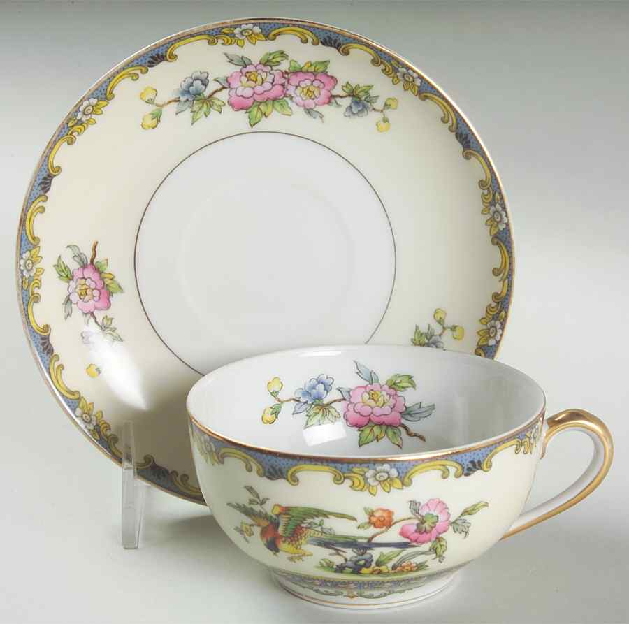 Lausanne Flat Cup & Saucer Set by Noritake-1