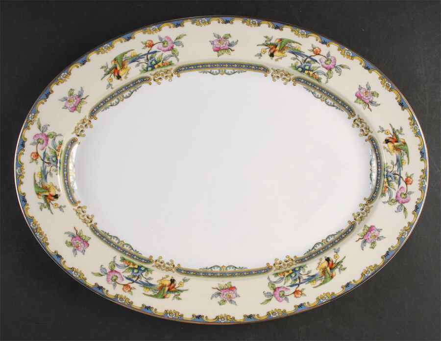 Lausanne 16" Oval Serving Platter by Noritake-1
