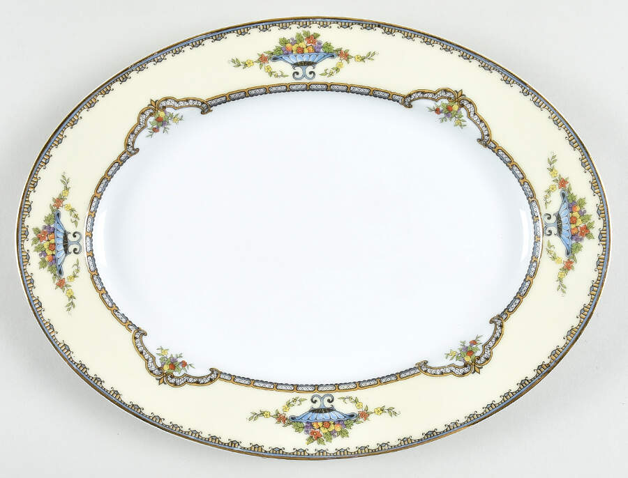 Lautana 11" Oval Serving Platter by Noritake-1
