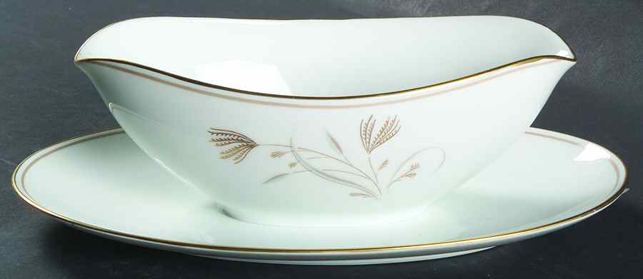 Laverne Gravy Boat with Attached Underplate by Noritake-1