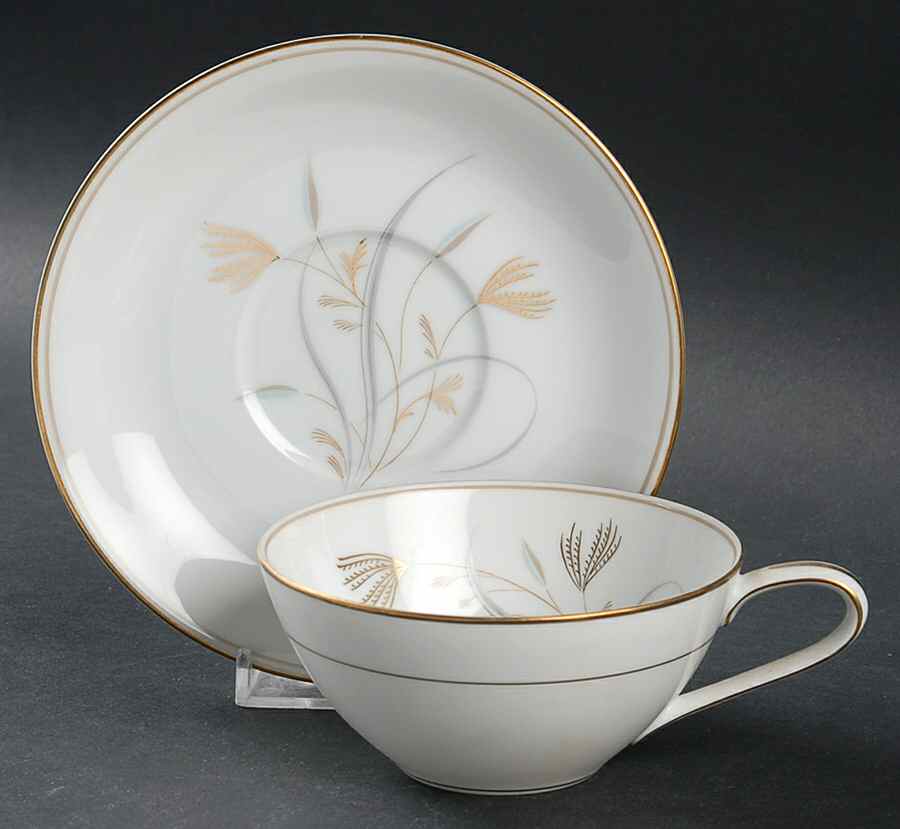 Laverne Flat Cup & Saucer Set by Noritake-1