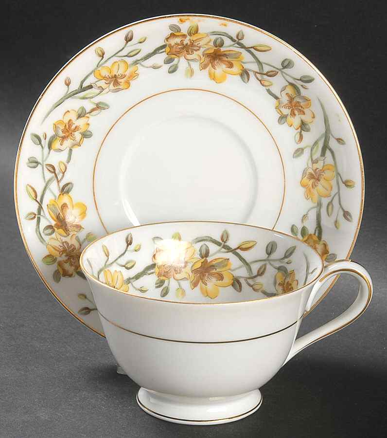 Laveta Footed Cup & Saucer Set by Noritake-1