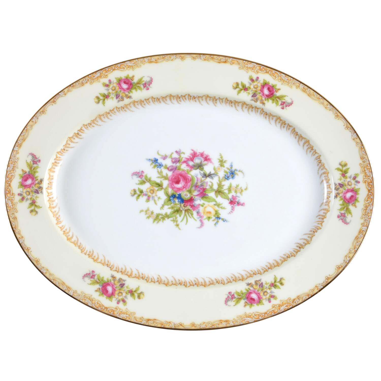 Lavegas 13" Oval Serving Platter by Noritake-1
