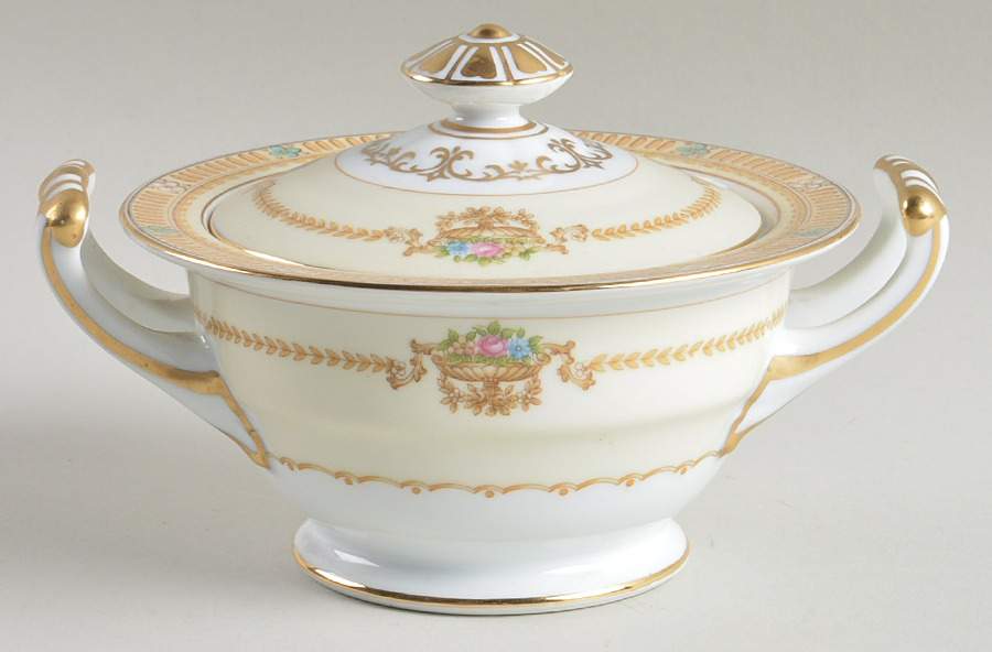 Lavin Sugar Bowl & Lid by Noritake-1