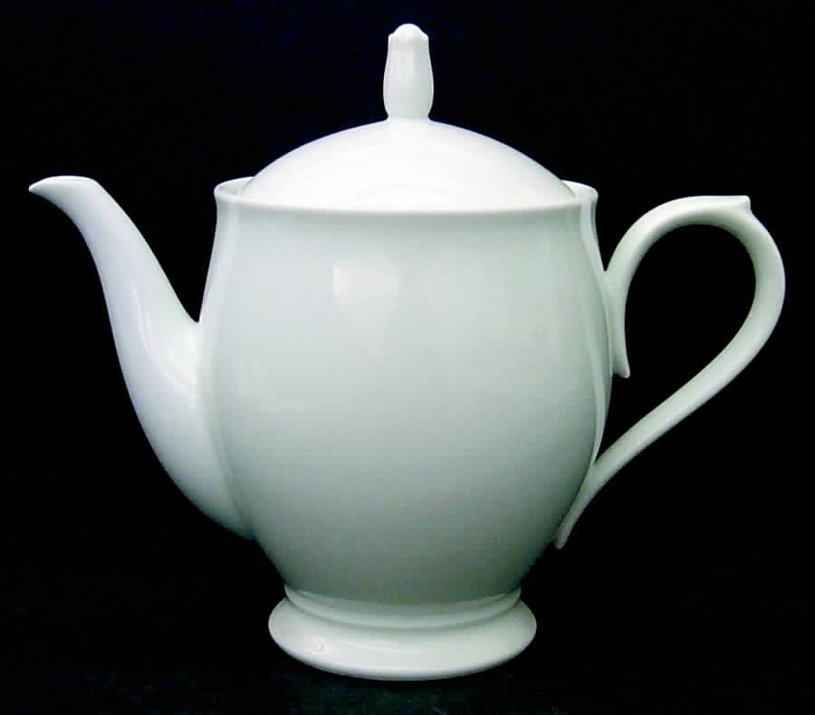Lace White Teapot & Lid by Noritake-1