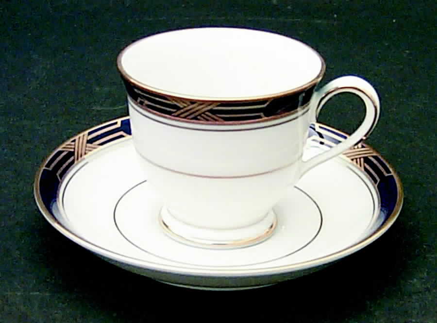 Lake Worth Footed Demitasse Cup & Saucer Set by Noritake-1