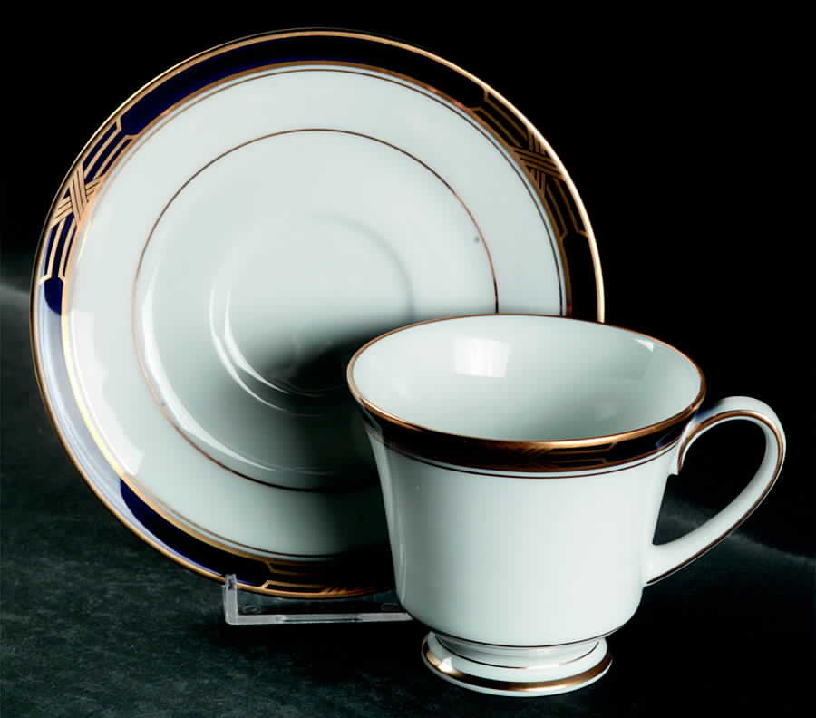 Lake Worth Footed Cup & Saucer Set by Noritake-1