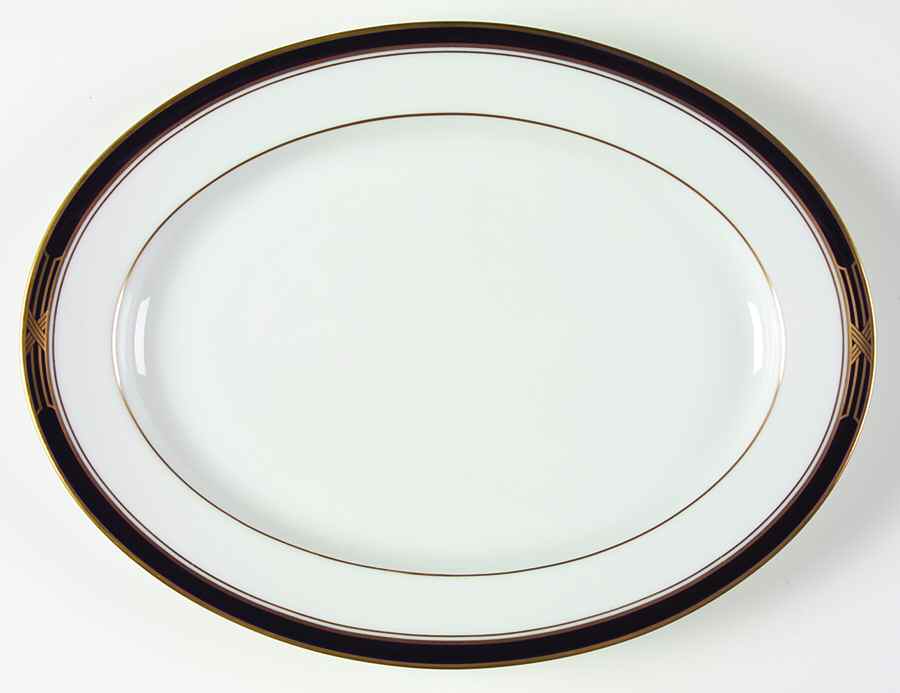 Lake Worth 13" Oval Serving Platter by Noritake-1