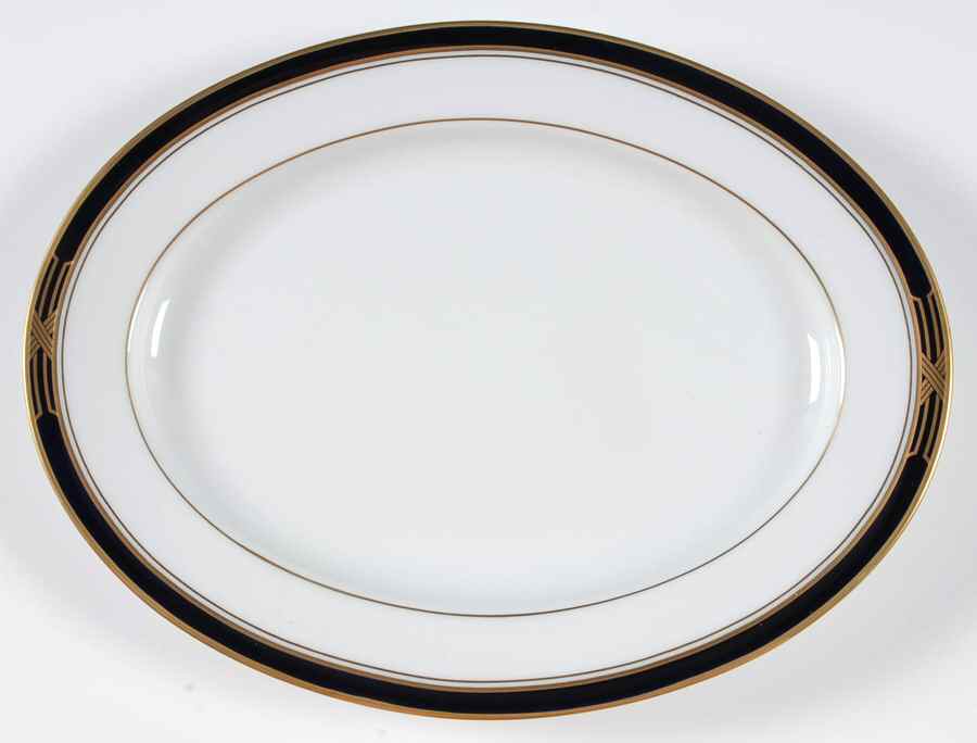 Lake Worth 11" Oval Serving Platter by Noritake-1