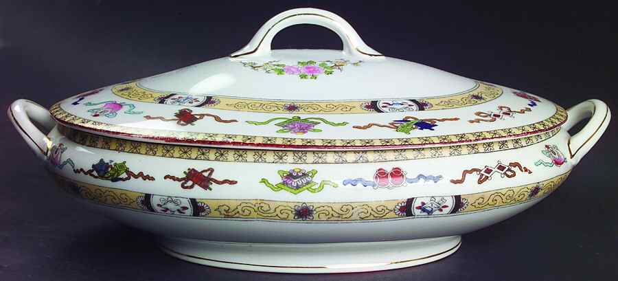Lazarre Oval Covered Vegetable by Noritake-1