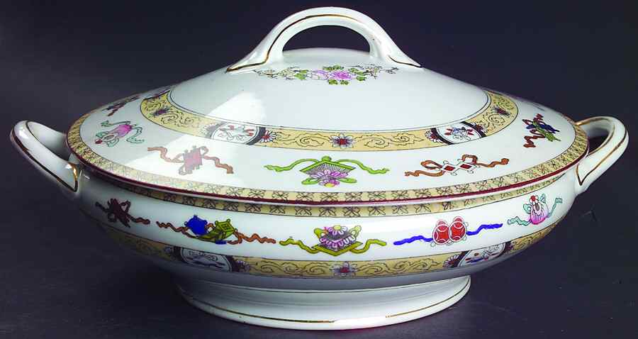 Lazarre Round Covered Vegetable by Noritake-1