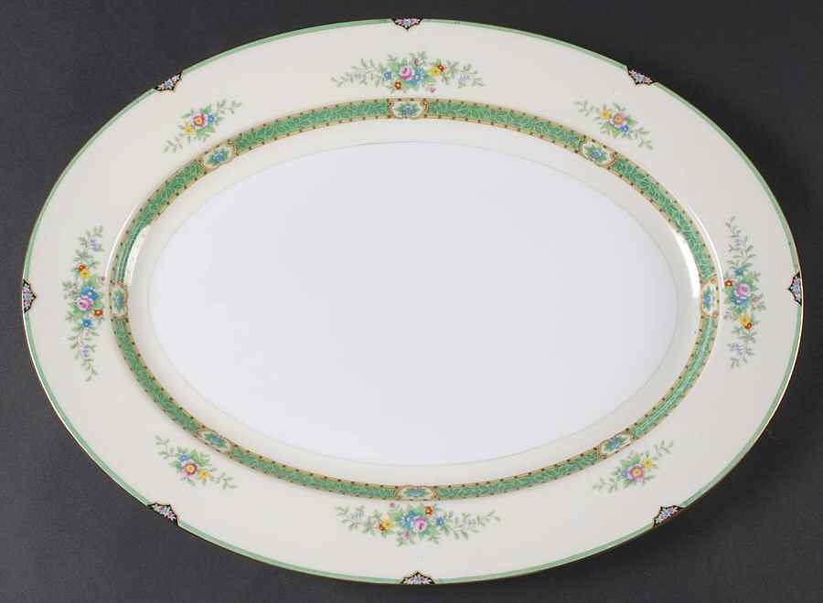 Leandro 15" Oval Serving Platter by Noritake-1