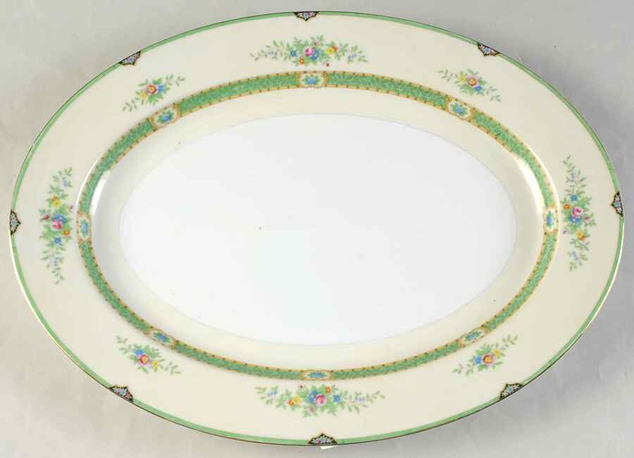 Leandro 16" Oval Serving Platter by Noritake-1