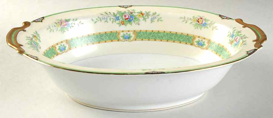 Leandro 10" Oval Vegetable Bowl by Noritake-1