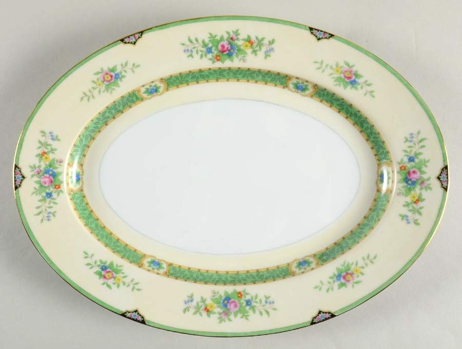 Leandro 11" Oval Serving Platter by Noritake-1