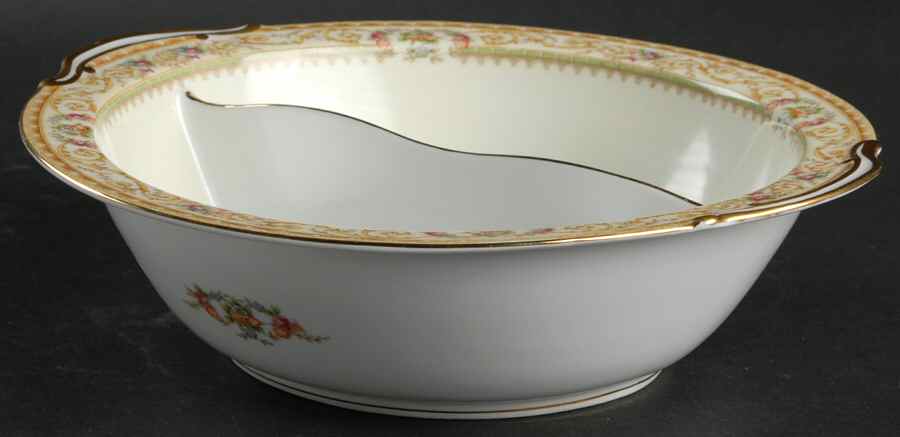 Lebrun Round Divided Vegetable Bowl by Noritake-1