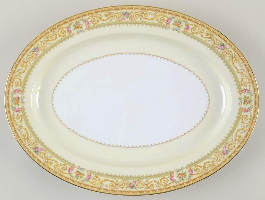 Lebrun 13" Oval Serving Platter by Noritake-1