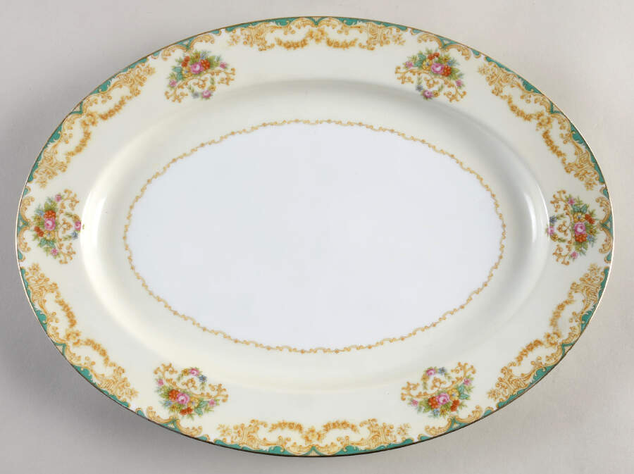 Lelda 13" Oval Serving Platter by Noritake-1