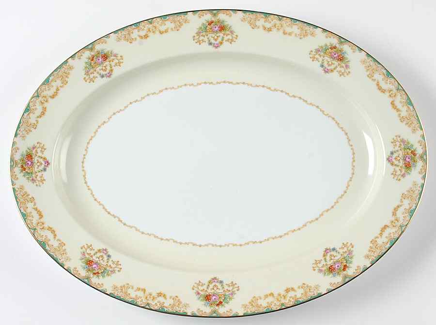 Lelda 16" Oval Serving Platter by Noritake-1