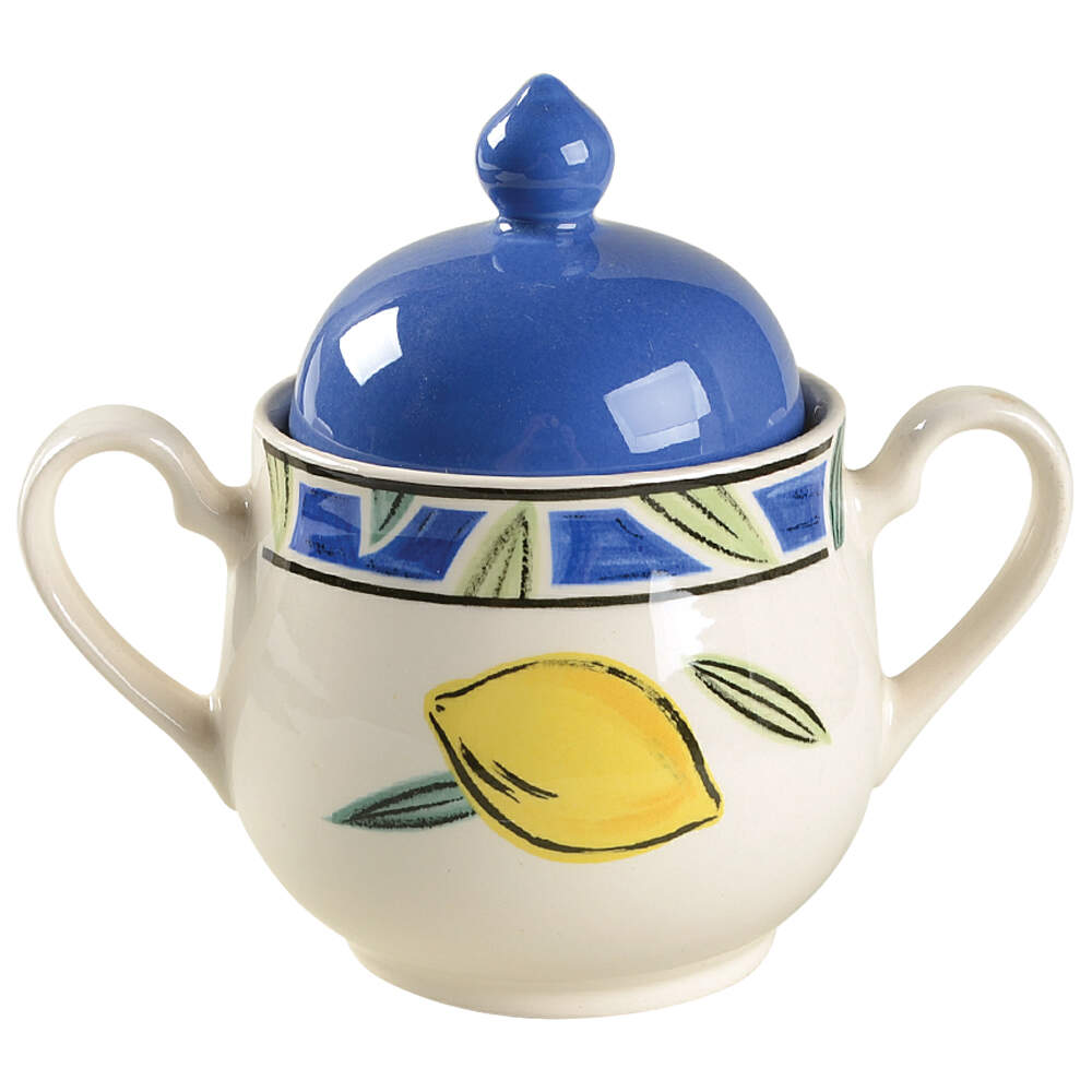 Lemonique Sugar Bowl & Lid by Noritake-1