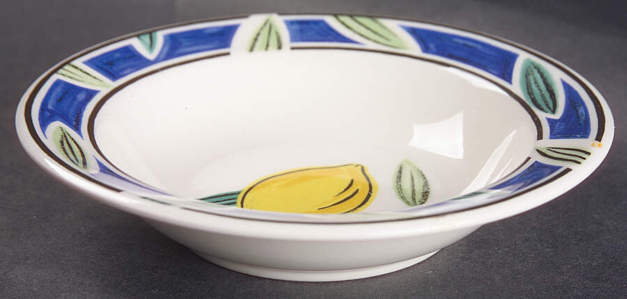 Lemonique Rim Fruit/Dessert (Sauce) Bowl by Noritake-1