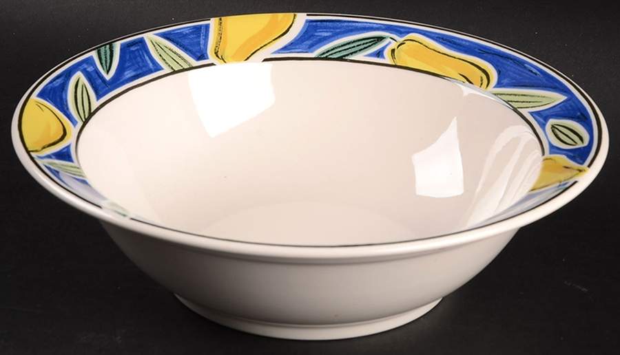 Lemonique 9" Round Vegetable Bowl by Noritake-1