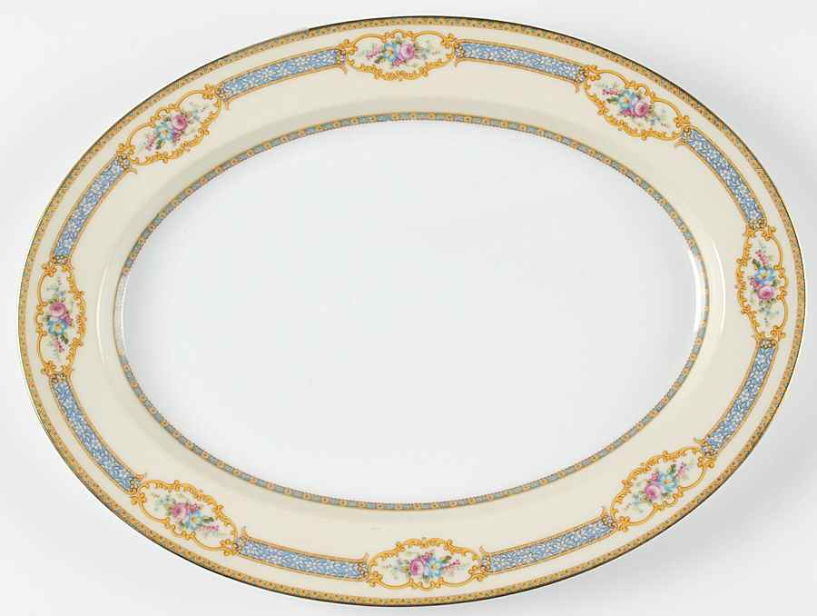 Lenore 16" Oval Serving Platter by Noritake-1