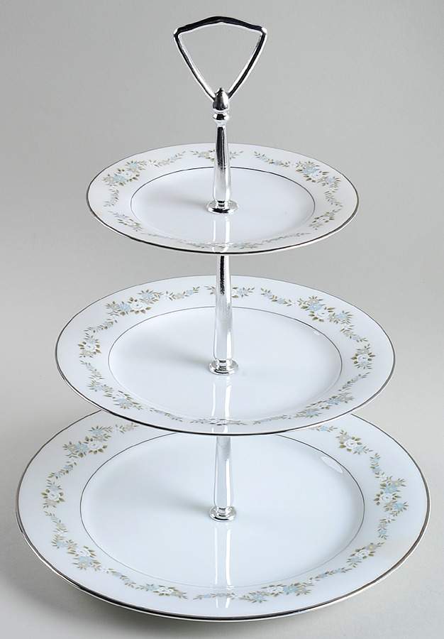 Leonore 3-Tiered Serving Tray (DP, SP, BB) by Noritake-1