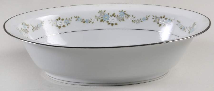 Leonore 10" Oval Vegetable Bowl by Noritake-1