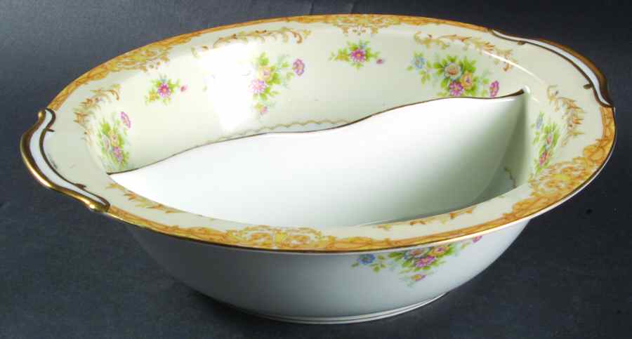 Leona Round Divided Vegetable Bowl by Noritake-1