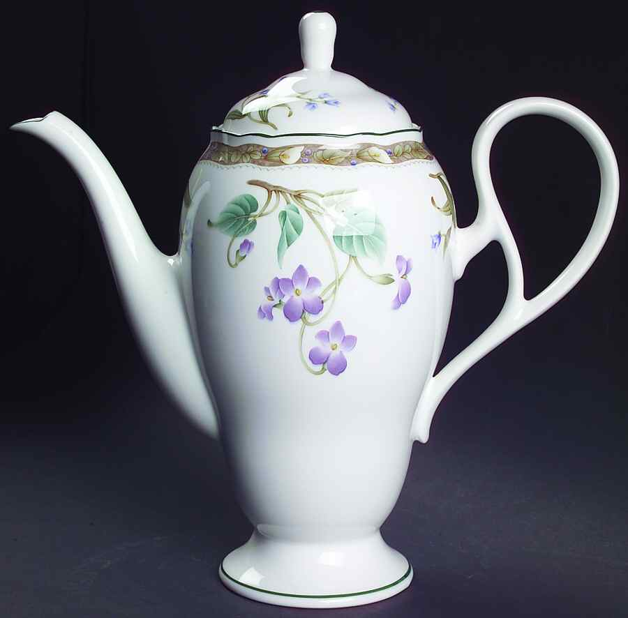 Le Parc Tea/Coffee Pot & Lid by Noritake-1