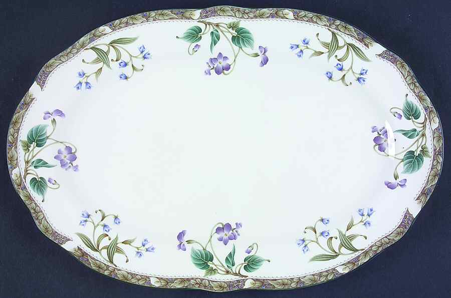 Le Parc 14" Oval Serving Platter by Noritake-1